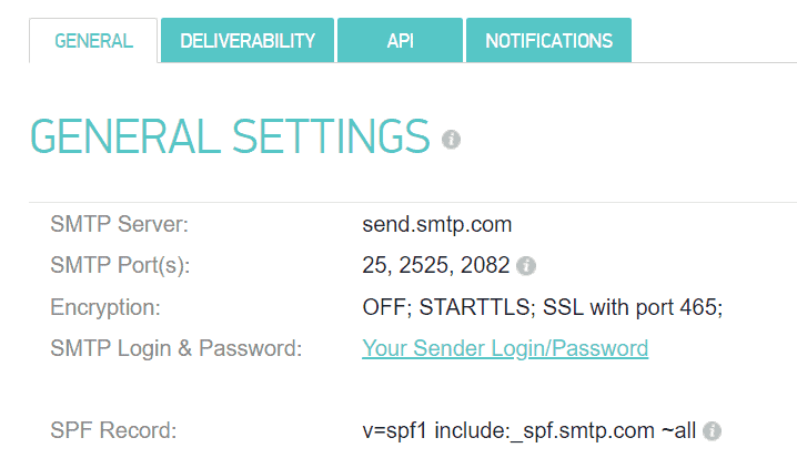 SMTP.com SPF Record